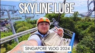 SKYLINE LUGE SINGAPORE  EXPERIENCE | SINGAPORE TRAVEL VLOG 2024