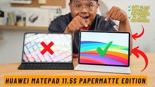 HUAWEI MATEPAD 11.5s PAPERMATTE EDITION : ANTI SILAU DENGAN LEBIH PC EXPERIENCE