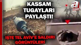 İsrail' Şokta! Tel Aviv'e Saldırı Görüntüleri Yayınlandı... Roketler Böyle Ateşlendi! | A Haber