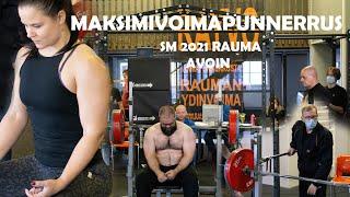 Maksimivoimapunnerrus avoin SM 2021 Rauma