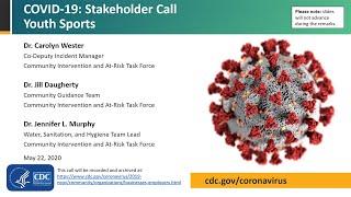 CDC Stakeholder Call: Youth Sports