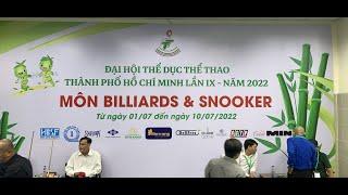 Thu Bình (Q1) vs Uyên Phương (Q5) - BK POOL 9 NỮ | Giải Billiards & Snooker Đại Hội TDTT TPHCM 2022