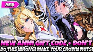 *HURRY! NEW ANNI GIFT CODE* + STOP DOING THIS WRONG! HOW TO MAKE YOUR CROWN UNSTOPPABLE! BUILD GUIDE