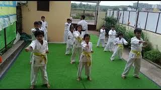 Karate class l Divine Talent Hub Kids@aksharaa smart kids#youtubeshorts #sports