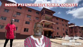 INSIDE THE  PRINCE Y. JOHNSON UNIVERSITY  GANTA NIMBA COUNTY