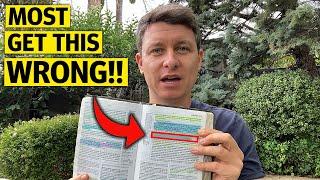 The MOST Misunderstood Verse in The ENTIRE Bible?? (You've Probably NEVER Heard This!!)