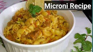 Quick & Delicious Non Veg Macaroni Recipe | How To Make Tasty Microni Recipe At Home