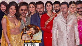 Star-studded Celebrities arrives at AnantRadhika Wedding | Salman Khan, Shahrukh Khan, Katrina, Alia