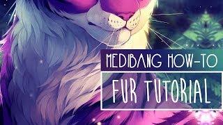 How to PAINT FUR | TUTORIAL | Medibang Paint Pro