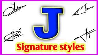 J signature style | Signature style of my name J  | J signature | Signature