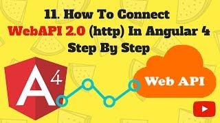 AngularJS 4 Tutorial: 11. How to connect API to Angular 4 Front End Applicaiton