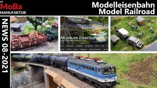 Model railway H0 - NEWS August 2021 from MoBa Manufaktur / Video program preview / build Roco layout