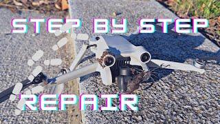 DJI Mini 3 Pro Disassembly, Arm Replacement, Assembly in 4k