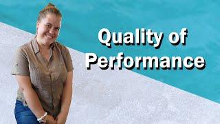 Grade 12 Quality of Performance Business Studies