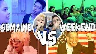 SEMAINE VS WEEKEND - LE RIRE JAUNE