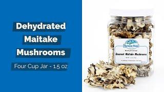 Meet Our Products: Dried Maitake Mushrooms Quart Jar