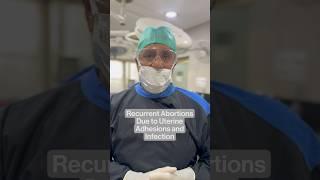 Recurrent Abortions Due to Uterine Adhesions and Infection