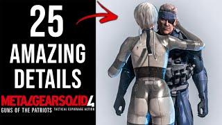 25 AMAZING Details in MGS4