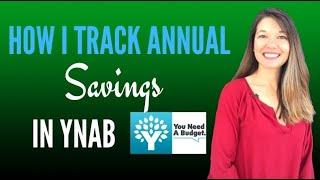 How I Track Annual Savings in YNAB