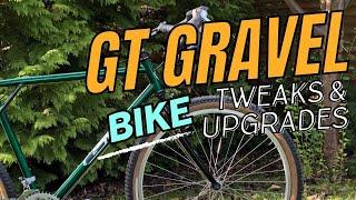 Retro GT MTB Gravel Bike gets V-Brake adaptors for Road levers - Travel Agents!!