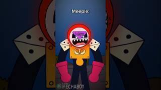 meeple tweaking #brawlstars #brawlstarsanimation #meeple #ollie