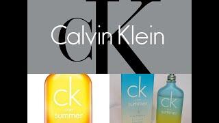 CK One Summer 2006 & 2010 Fragrance Reviews