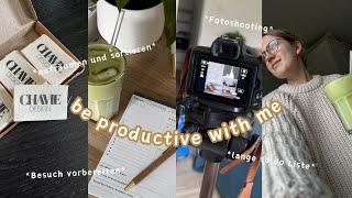 be productive with me  || lange to do Liste, Fotoshooting, umräumen &&&