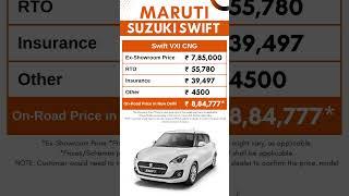 New Maruti Swift VXI CNG 2023 Price in New Delhi - May 2023 On Road Price of Swift | CarLenaHai