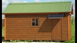 Русская Баня 3.0 х 5.8м . Цена 220.000 руб. ( Бытовки бани в СПб )
