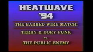 Funk Brothers vs The Public Enemy Barbed Wire Match (ECW Heat Wave '94: The Battle for the Future)