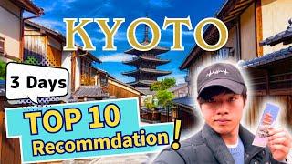 Top 10 Things to do in Kyoto in 2024 | 3 Days Itinerary | Travel to Japan