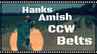 Hanks Clothing Amish CCW Gun Belts Review (HD)