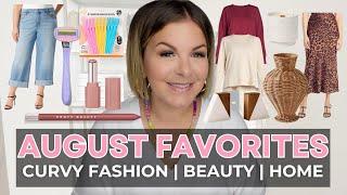 I LOVED THESE! | August Favorites 2024 | Curvy Fashion, NEW Beauty, Affordable Home Decor