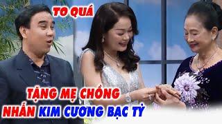 Con dâu HOA HẬU nhà có nhiều KIM CƯƠNG tặng mẹ chồng CHIẾC NHẪN BẠC TỶ sau hơn 30 làm dâu đền đáp ơn