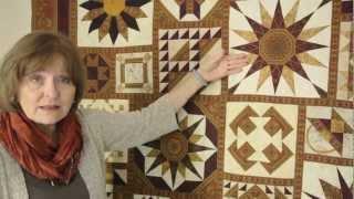 Magical Effects Using Border Print Fabrics in Quilt Blocks