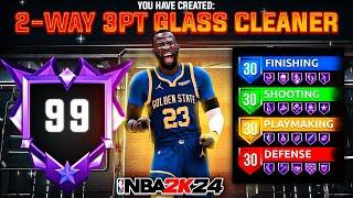 The MOST TOXIC ‘PLAYMAKING 2 WAY 3PT GLASS CLEANER’ Build To Make For NBA 2K24… BEST BIG MAN/CENTER!