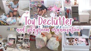 TOY DECLUTTER AND PLAYROOM ORGANIZATION / 2022 DECLUTTER WITH ME / TOY ORGANIZATION