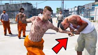 Franklin Gets Ambushed By Prison Enemy In GTA 5 | SHINCHAN and CHOP