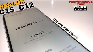 Realme C15, C12 Android 11 or Realme UI 2.0 Update ProblemsCOD Performance Test After Update