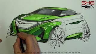 Car Sketch & Design for my Students(Small Car)