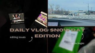 Daily Vlog : Snow Day Edition ️️ | jesuissaniya