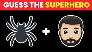 Guess the Superhero by Emoji | ‍️Superhero Quiz  fire