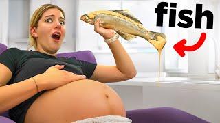 Eating the WEIRDEST Pregnancy Cravings Ever!