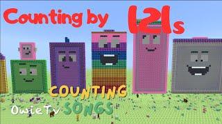 Counting by 121s Song | Minecraft Numberblocks Counting Song | Math and Number Songs for Kids