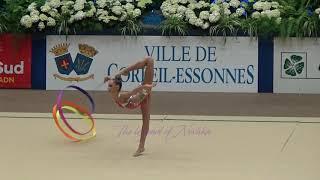 Polina ORLOVA (RUS) ribbon - 2018 Corbeil senior AA