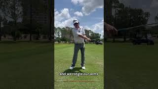 Your grip has to match how rotated your hips are at impact. Wright Balance.