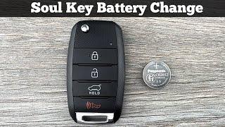 2014 - 2019 Kia Soul Key Fob Battery Replacement - How To Replace Change Soul Remote Batteries