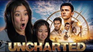 Gamer Girl Watching UNCHARTED For The First Time! *Reaction/Commentary*