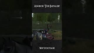 Kingdoms of Arda - First Gameplay teaser with Angbor 'The Impaler' | LOTR Bannerlord Mod #shorts