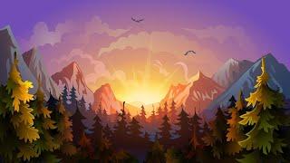 Relaxing Fantasy Music - Sunset Mountain 399